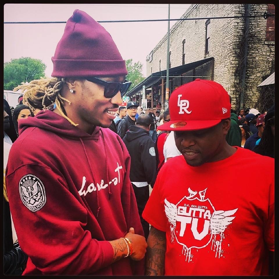 Gutta letting Future know he got big!